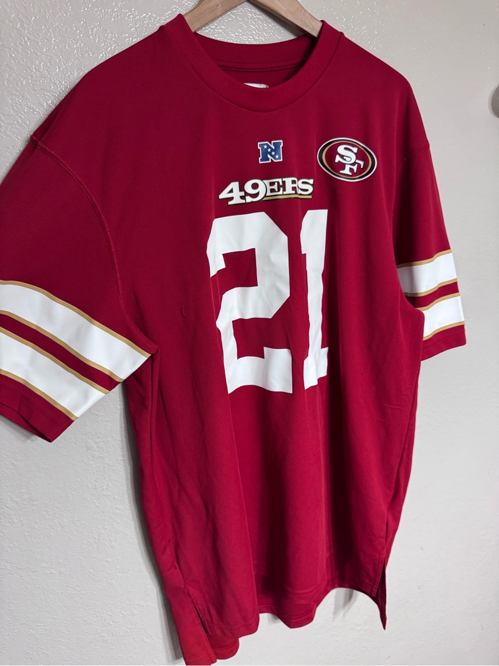 NFL San Francisco 49ers Red #21 Jersey